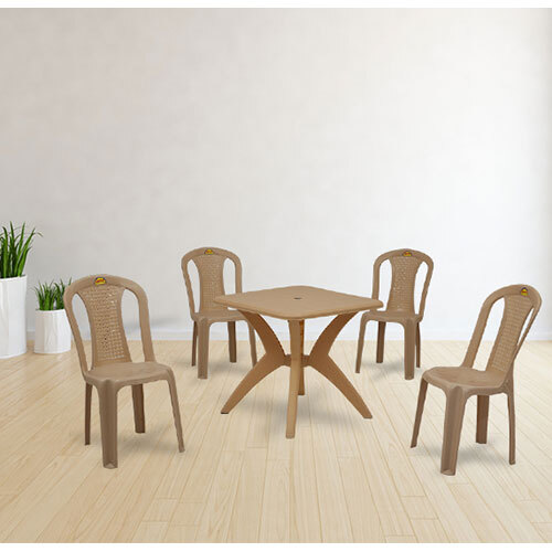 Dinner With Dream Plastic Table Chair Set - Origin: India