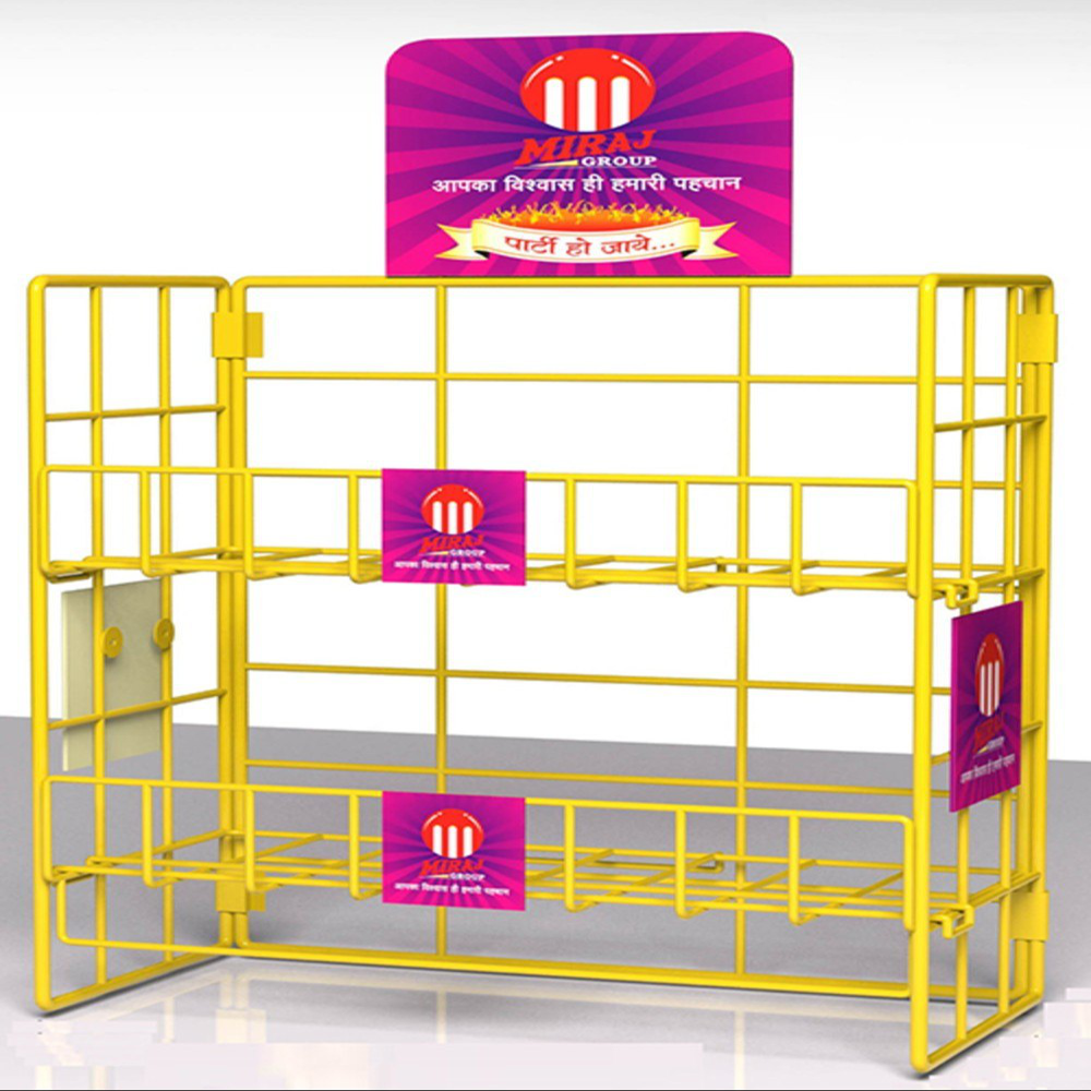 Table Top Display Stand - Metal Frame Construction | Versatile Design, Ideal For Retail Settings, Easy To Assemble