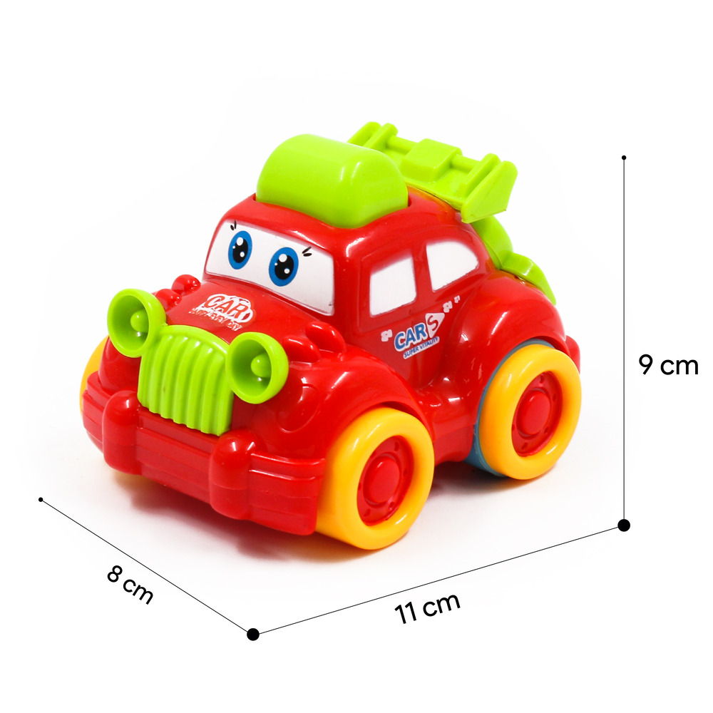 12 Pcs Friction Power Cute Little Car (601)