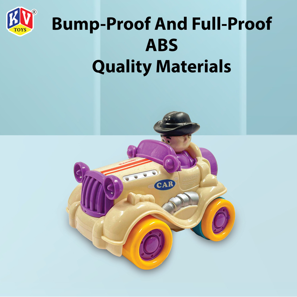 12 Pcs Friction Power Cute Wecker Car  (602)