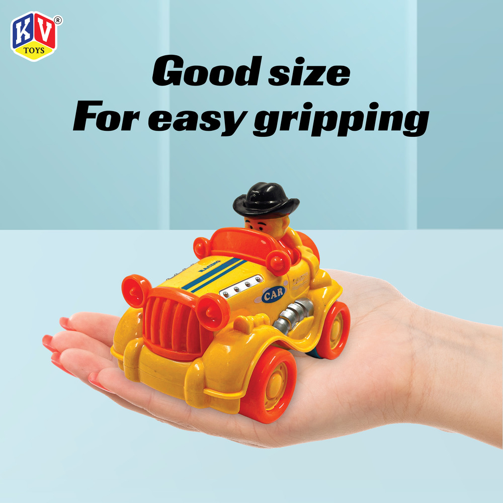 12 Pcs Friction Power Cute Wecker Car  (602)