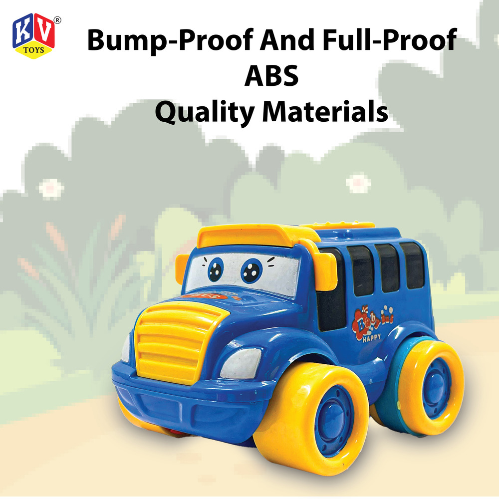 12 Pcs Friction Power Cute Bus  (603)
