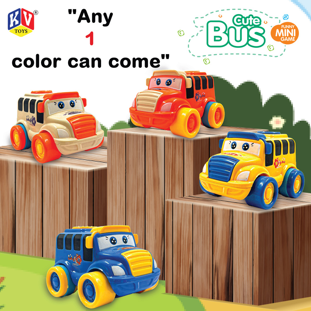 1 Pc Friction Power Cute Bus - Box  (617)