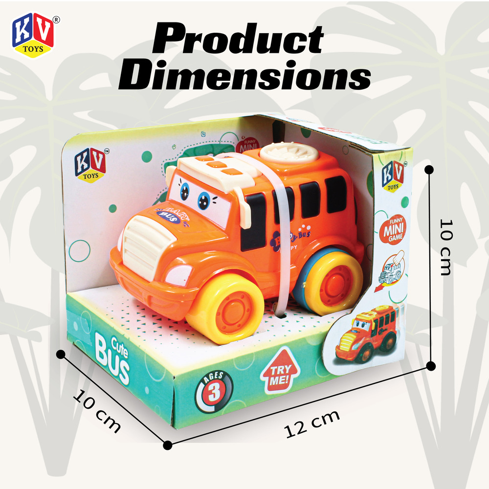 1 Pc Friction Power Cute Bus - Box  (617)