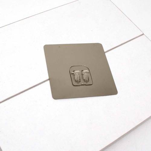 Golden Sticker - Pvc & Abs, 8x8 Cm, Transparent | Self-adhesive, Detachable, Water-resistant, Non-trace Installation, Heavy-duty Use