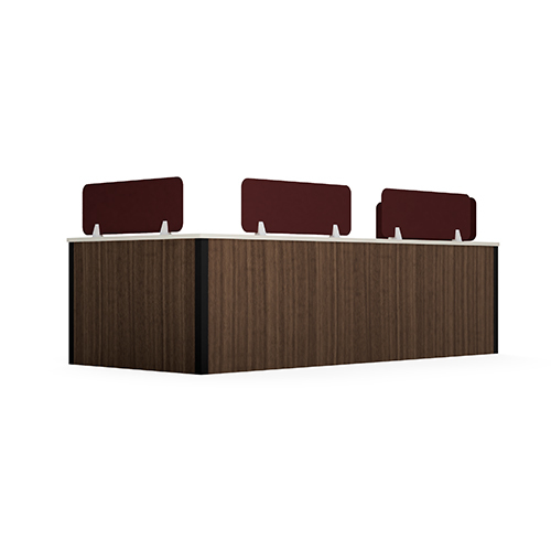 Modular Office L Shape Workstation 2 Seater Double Sharing Neo Series Ek Design