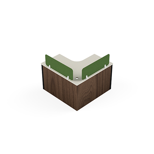 Modular Office L Shape Workstation Single Seating Neo Series Ek Design