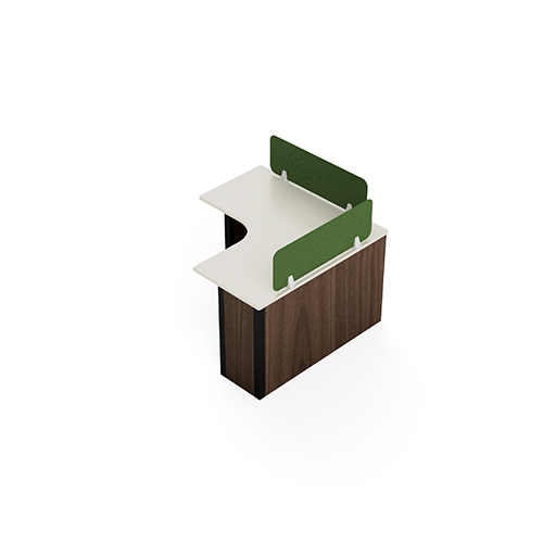 Modular Office L Shape Workstation Single Seating Neo Series Ek Design