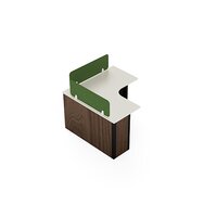 Modular Office L Shape Workstation Single Seating Neo Series Ek Design