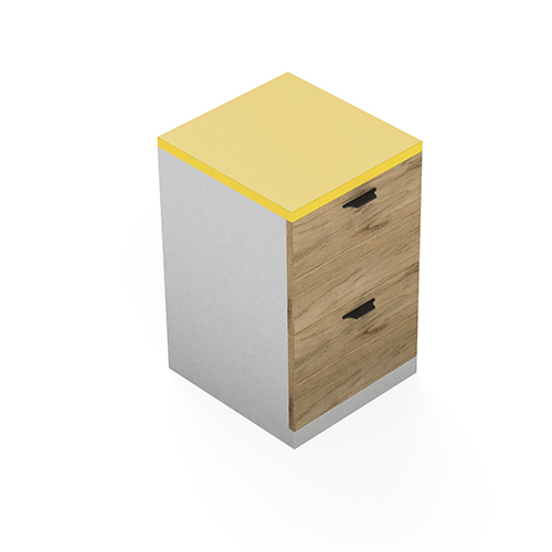 Modular Office Pedestal Storage 2 Drawer Apex Series Ek Design