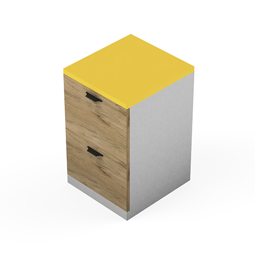 Modular Office Pedestal Storage 2 Drawer Apex Series Ek Design