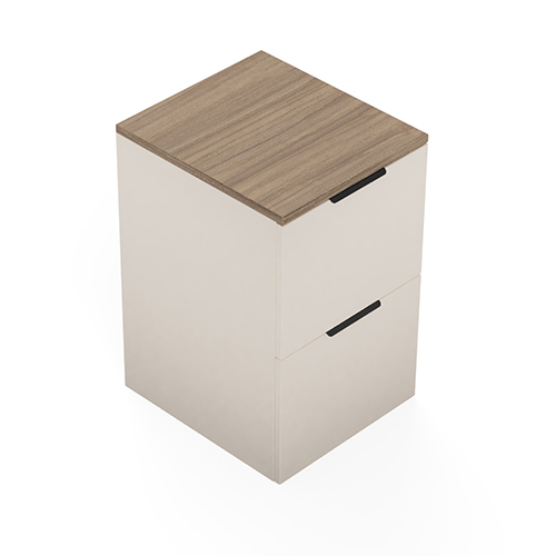 Modular Office Pedestal Storage 2 Drawer Open storage Horizon Series Ek Design