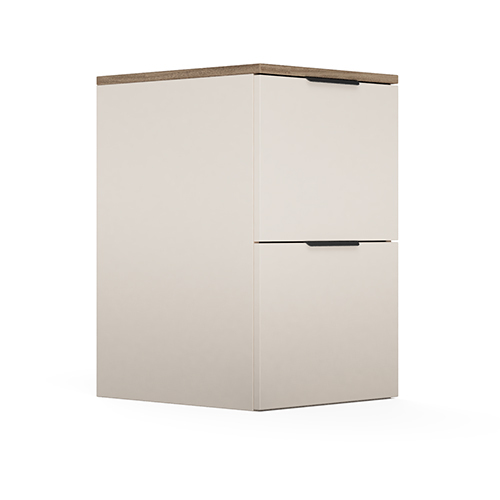 Modular Office Pedestal Storage 2 Drawer Open Storage Horizon Series Ek Design - Feature: Durable