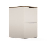 Modular Office Pedestal Storage 2 Drawer Open storage Horizon Series Ek Design