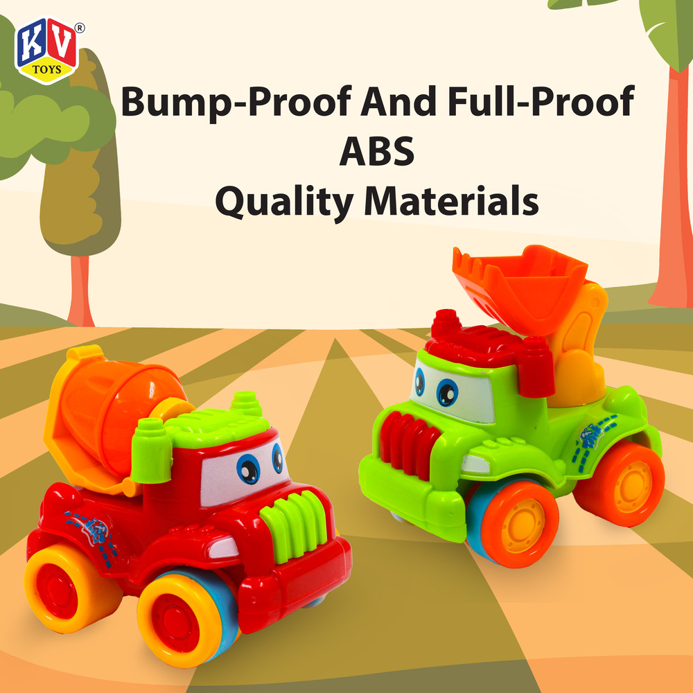 1 Pc - 4 Model Mix Friction Power City Truck - Box (619)