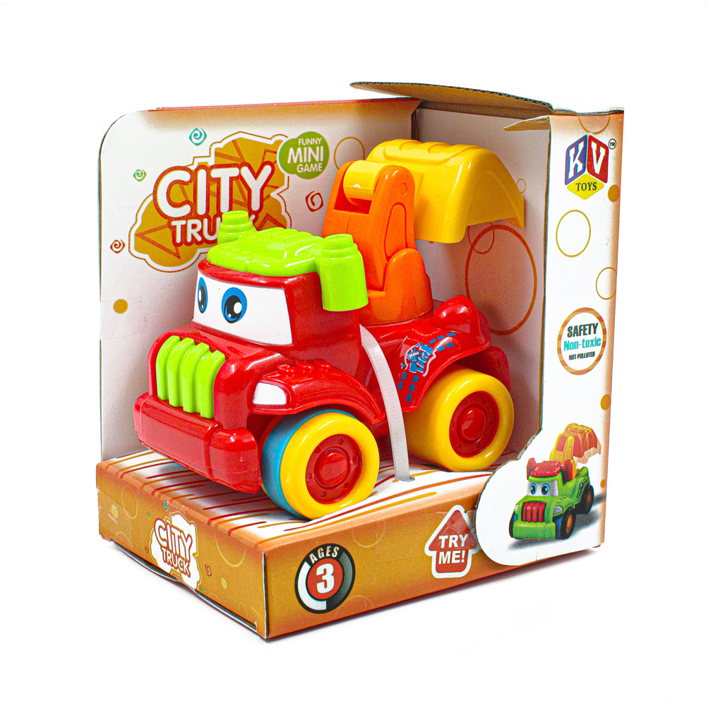 1 Pc - 4 Model Mix Friction Power City Truck - Box (619)