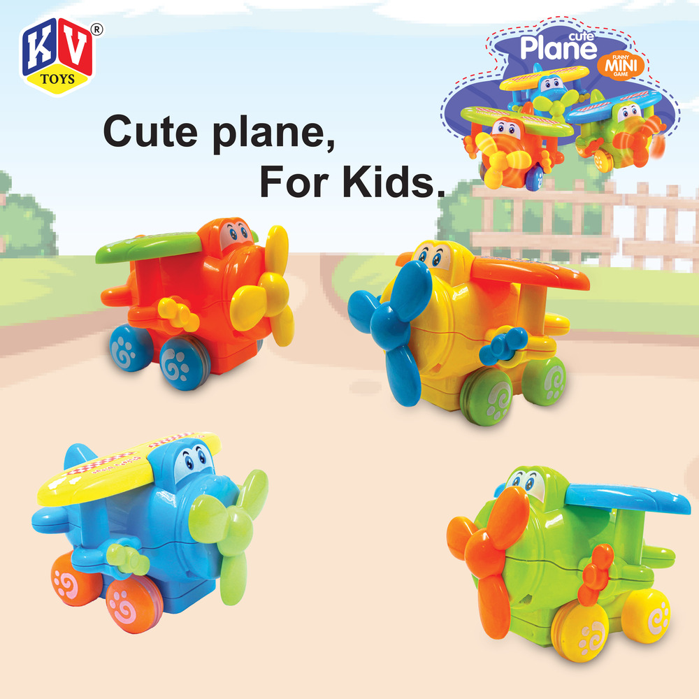 1 Pc - Friction Power Cute Plane - Box (621)