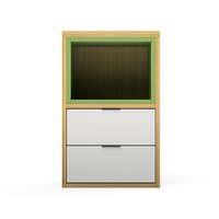 Modular Office Pedestal Storage 2 Drawer Open storage Prime Series Ek Design