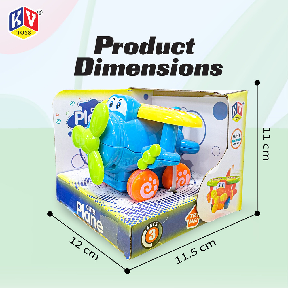 1 Pc - Friction Power Cute Plane - Box (621)