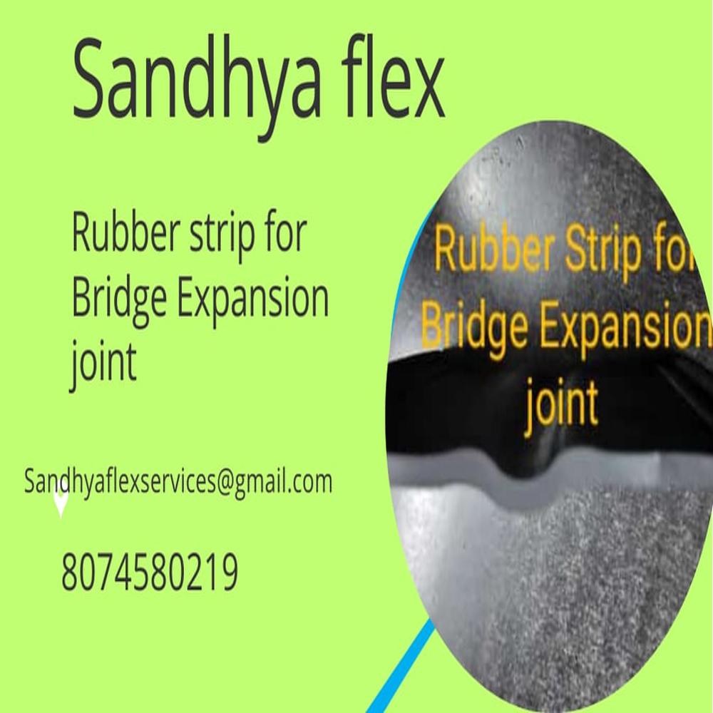 RUBBER STRIP FOR BRIDGE EXPANSION JOINT