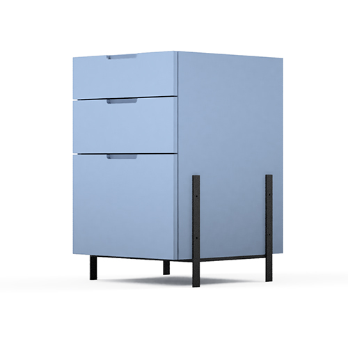 Modular Office Pedestal Storage 3 Drawer Open storage Bold Series Ek Design