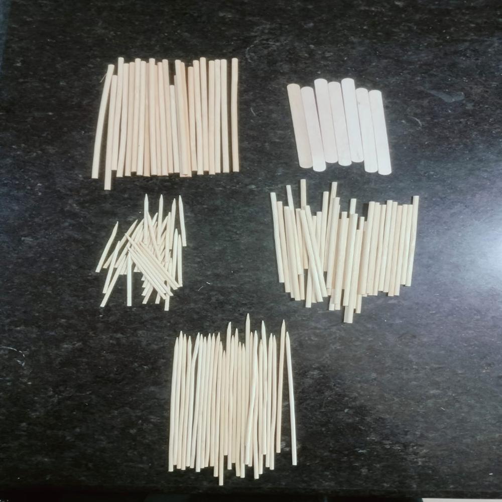 Wooden Ice-cream Sticks - Coating Material: Wood
