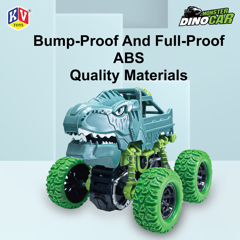 12 Pcs Friction Power Monster Dino Car With 360 Rotation (609)