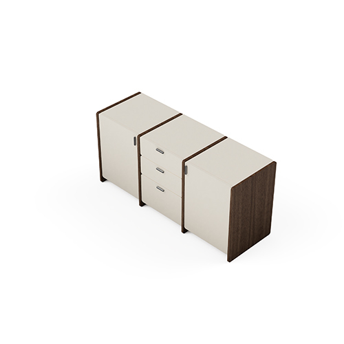 Modular Office Side Storage Side Runner Cabinet Open Cabinet Open Storage New Series Ek Design