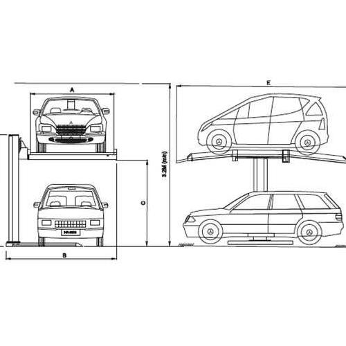 Single Pole Stack Parking (VL2C1)