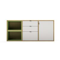Modular Office Side Storage Side Runner Cabinet Open Cabinet Open Storage Prime Series Ek Design