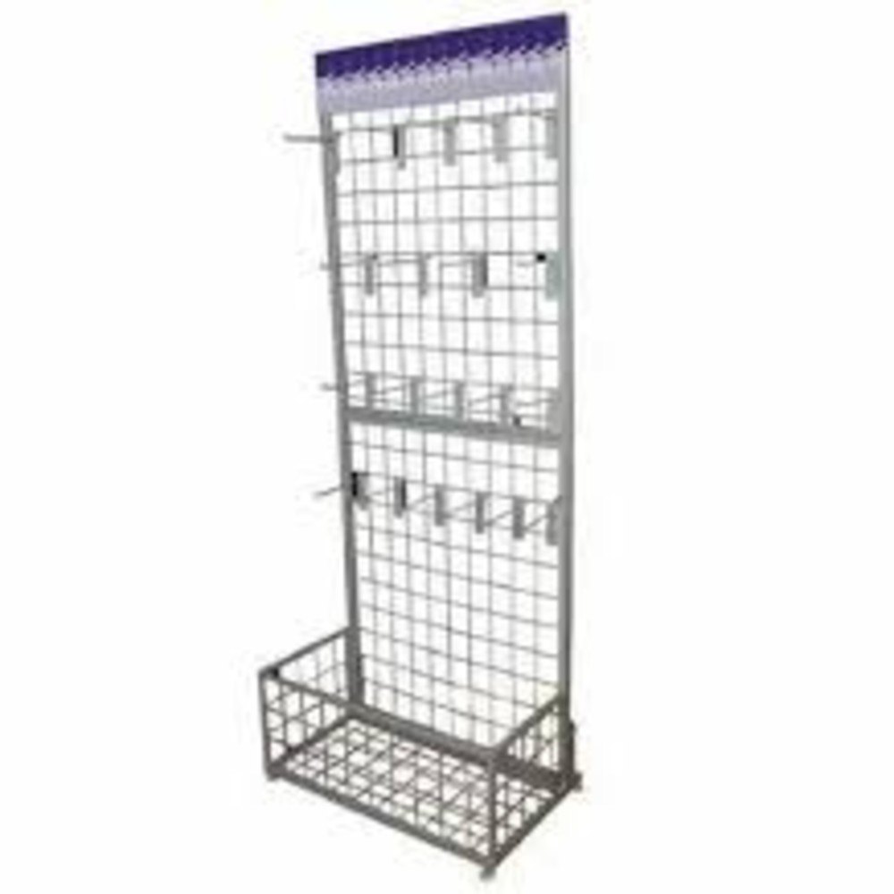 Retail Display Rack - Metal Frame, Adjustable Dimensions, Sleek Design, Heavy-duty Shelving For Optimal Space Utilization - Ideal For Retail Environments