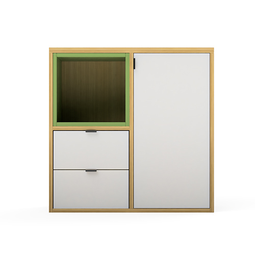 Modular Office Side Storage Side Runner Cabinet Open cabinet Open Storage Prime Series Ek Design