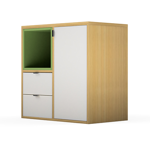 Modular Office Side Storage Side Runner Cabinet Open cabinet Open Storage Prime Series Ek Design