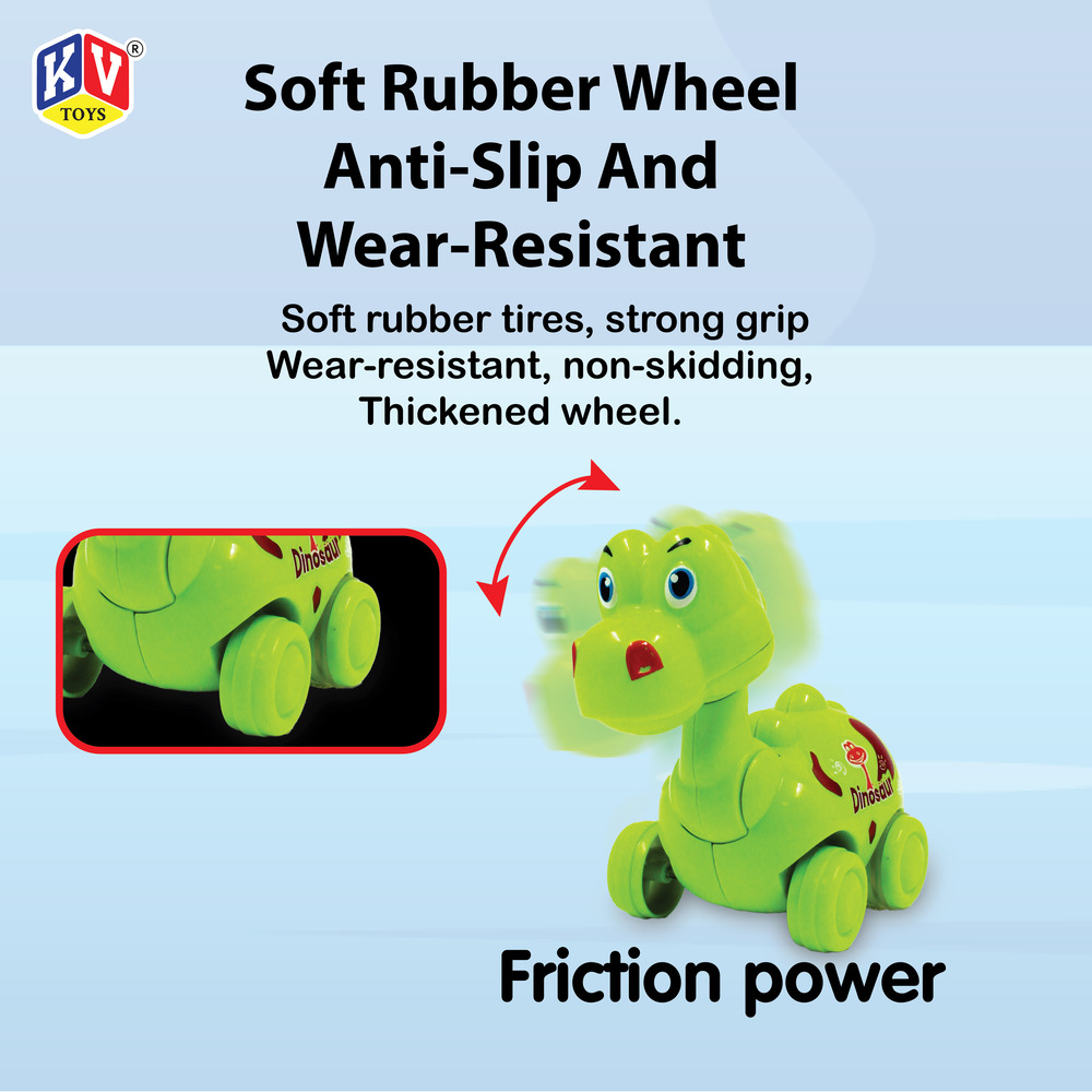 2 Pcs Friction Power Monster Dino & Shark With 360 Rotation (613)