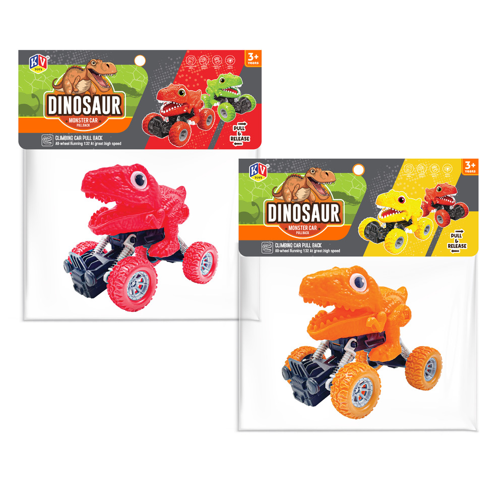 1 Pc Friction Power Monster Dinosaur Car - Pvc (635)