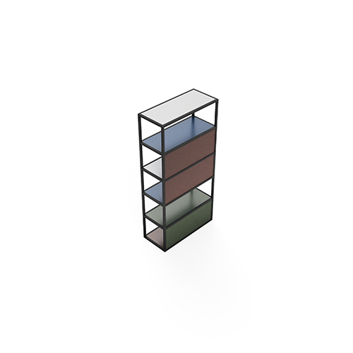 Modular Office Side Storage Storage Full Height Storage Cabinet Open cabinet Open Storage Bold Series Ek Design