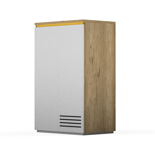 Modular Office Side Storage Storage Medium Height Storage Cabinet Apex Series Ek Design