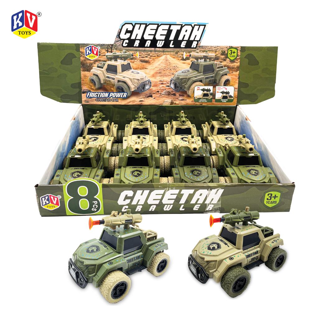 8 Pcs Friction Power Cheetah Crawler With 4 Pcs Shoot (643)