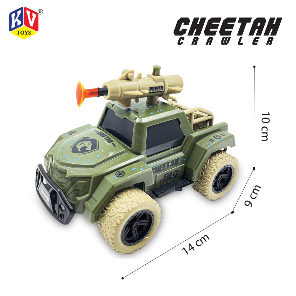 8 Pcs Friction Power Cheetah Crawler With 4 Pcs Shoot (643)