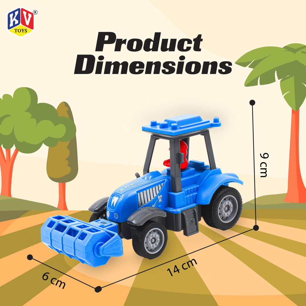 12 Pcs Friction Power 4 Model Mix Farm Truck (6011)
