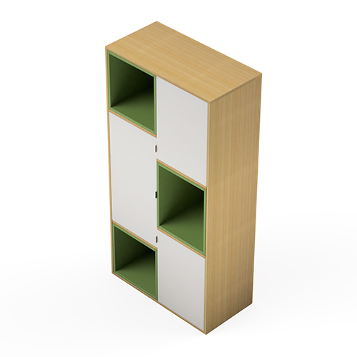 Modular Office Side Storage Storage Medium Height Storage Cabinet Open cabinet Open Storage Prime Series Ek Design
