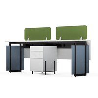 Modular Office Workstation 2 Seater Linear Sharing Bold Series Ek Design