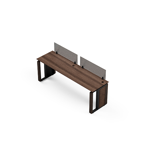 Modular Office Workstation 2 Seater Linear Sharing Fusion Series Ek Design