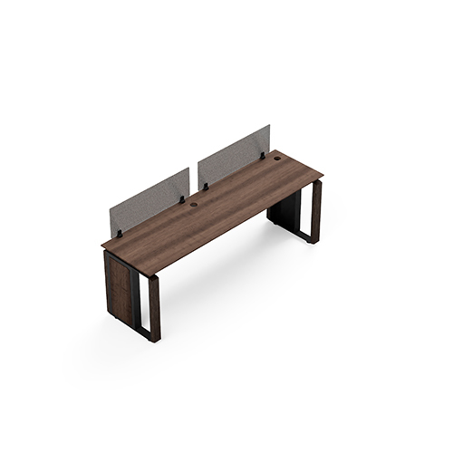 Modular Office Workstation 2 Seater Linear Sharing Fusion Series Ek Design