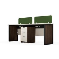 Modular Office Workstation 2 Seater Linear Sharing Neo Series Ek Design
