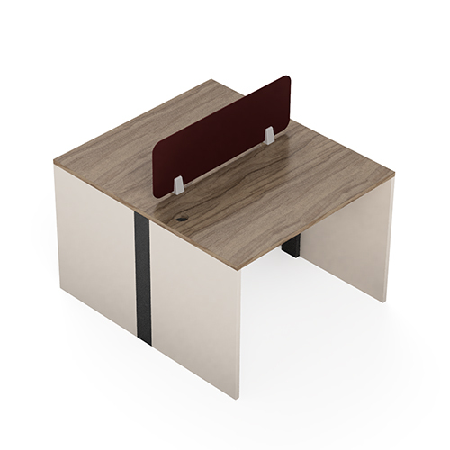 Modular Office Workstation 2 Seater Sharing Horizon Series Ek Design