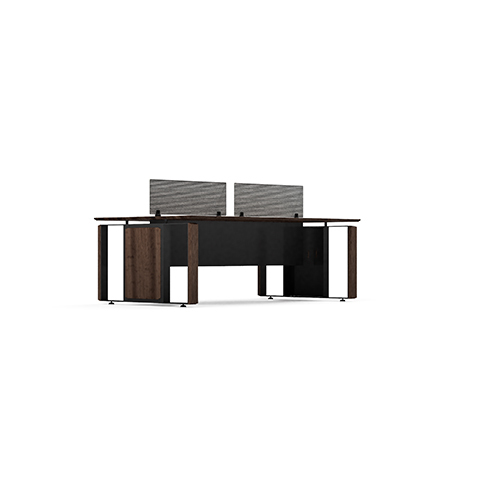 Modular Office Workstation 4 Seater Quad Sharing Fusion Series Ek Design