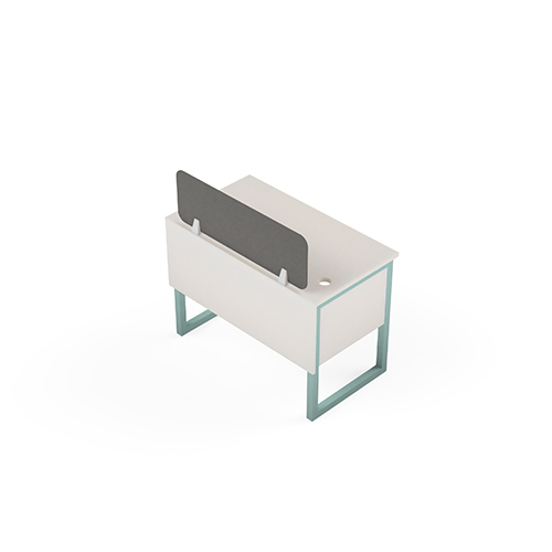 Modular Office Workstation Single Seater Linear Prime Series Ek Design