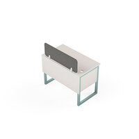 Modular Office Workstation Single Seater Linear Prime Series Ek Design