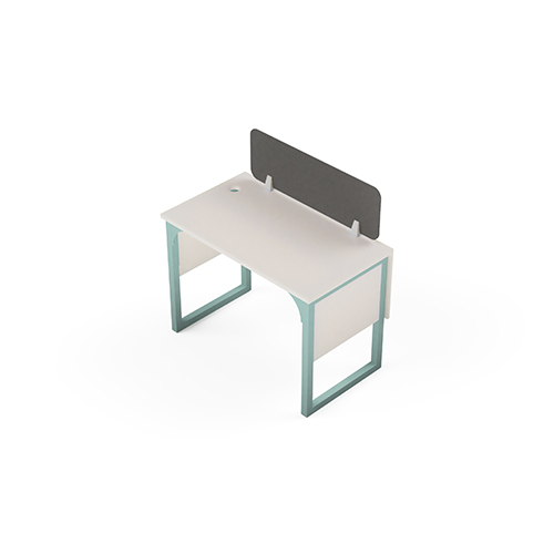 Modular Office Workstation Single Seater Linear Prime Series Ek Design - Feature: Easy To Clean